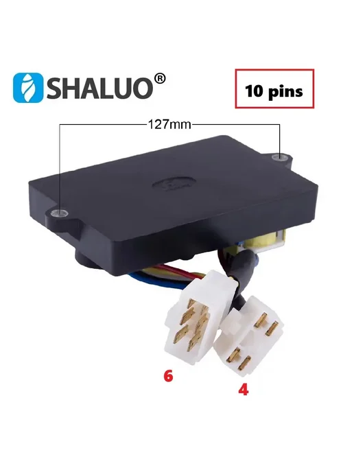 SHALUO Сварочный генератор 5 кВт 8 кВт AVR 3plug 14 wire, вариант, фото 4