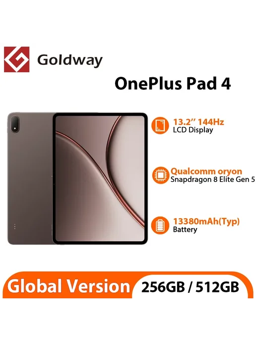 OnePlus Планшет Pad 4, 13.2", 12 256ГБ, Wi-Fi, Android, 256 ГБ, фото 2