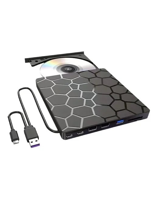 FGHGF AA08-USB 3.0 Внешний проигрыватель компакт-дисков DVD 8 в 1, вариант