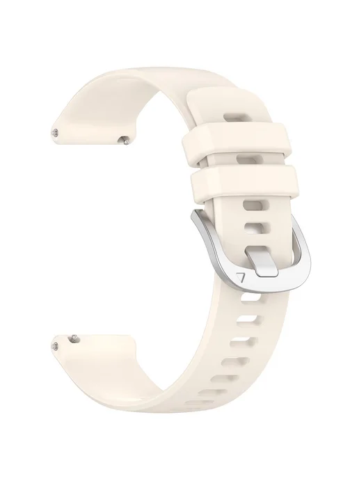 Ремешок Силиконовый для спортивных часов GarminVenu 4 41mm, бежевый, фото 2