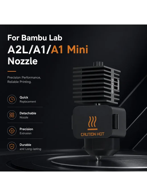 Sprouture Lab For Bambu lab A1 A1 Mini hotend 0.2 0.4 0.6 0.8mm, вариант, фото 2